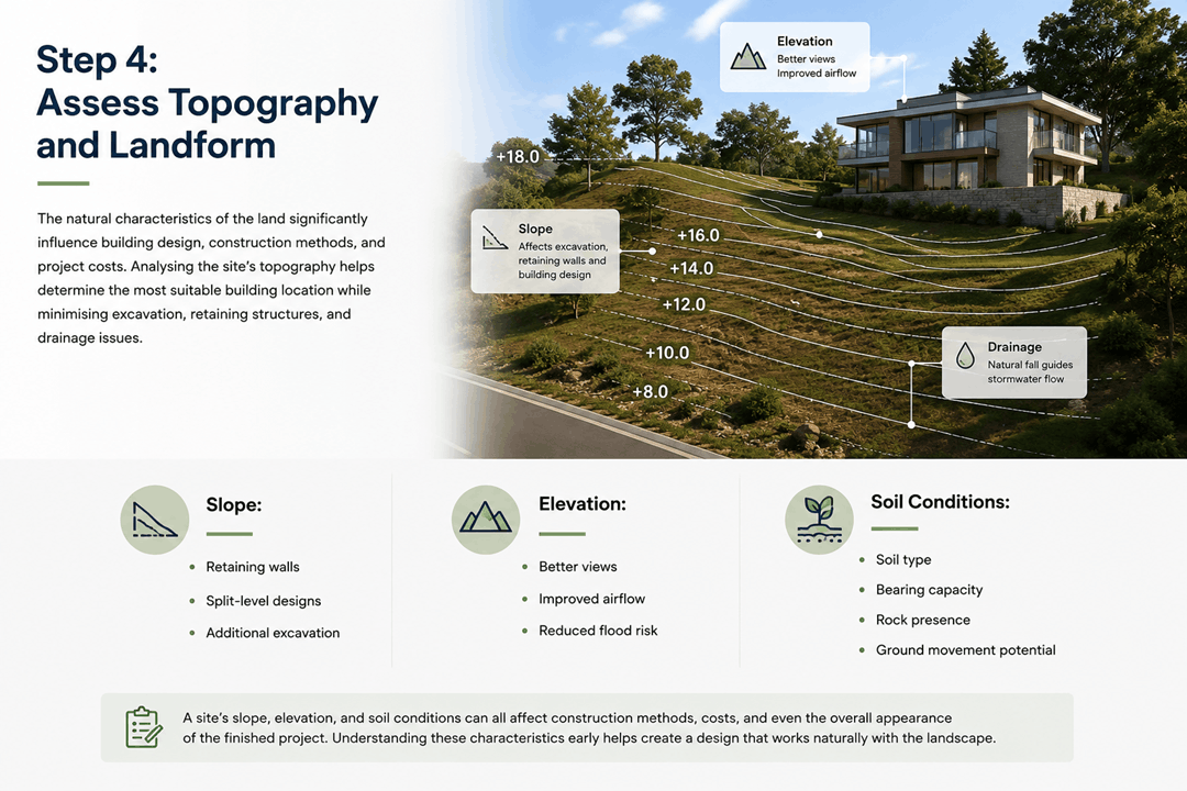 Step 4: Assess Topography and Landform