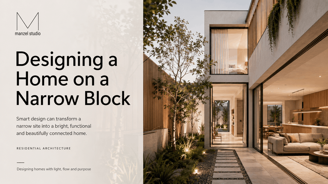 Designing a Home on a Narrow Block